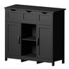 GDFStudio Multifunctional Storage Cabinet with 3 Drawers & 2 Doors,
