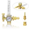 RX WELD Argon/CO2 Mig Tig Flow Meter Gas Regulator Gauge