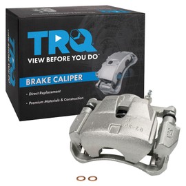 TRQ Front Right Brake Caliper w/Bracket Passenger Side Compatible with 2006-2018 Toyota RAV4