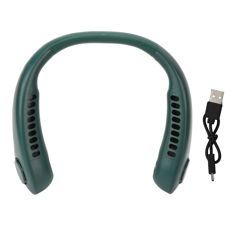 Portable Neck Fan 3 Speeds Adjustable Low Noise Rechargeable Hands