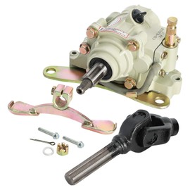REBEKAMODS Transmission Reverse Gearbox, Integrated Reverse Gear Assembly for 150cc-300cc Vertical Engine ATV Trike Motorcycle, Forward and Backward Converter Transfer Gear Case