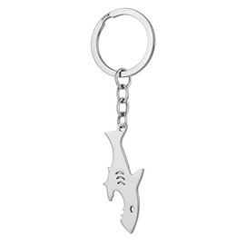 Shark Bottle Opener Keychain – Funny Key chains with Shark Shape, Portable Key Holder for Everyday, Cool Carry Keychain Gift for Friends Man Women