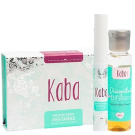 Kaba Serum Pestañas Tratamiento para Crecimiento de Pestañas con Pantenol y Biotina - Lash Serum Para Pestañas y Cejas más Fuertes, Voluminosas y...  