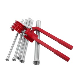 SEWACC Handheld Tube Bender Set for Copper Aluminum Slot Manual Bending Tool for Hvac Air Conditioning Easy to Use with Spring Assisted Mechanism Accurate Versatile Pipe Bending