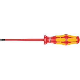 Wera 05006440001 0.6 x 3.5 x 100 mm "160iS VDE" Insulated Screwdriver for Slotted Screws - Silver
