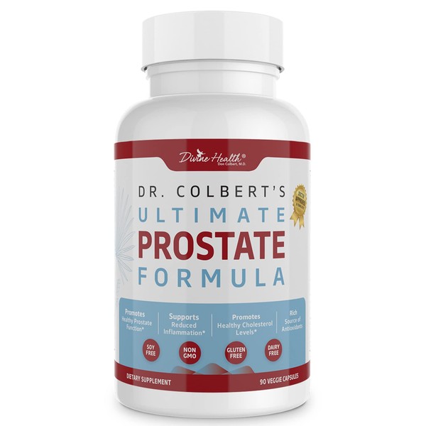 Divine Health Ultimate Prostate Formula - Includes Beta-Sitosterol - Selenium - Saw Palmetto - Zinc - Graminex - Pumpkin Seed - 30 Day Supply