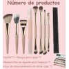 Lumbor37 Brochas para Maquillaje, Set de Brochas de Maquillaje con