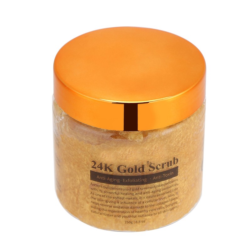 MELAO Pure 24K Gold Anti Wrinkle Body Scrub Exfoliating Body