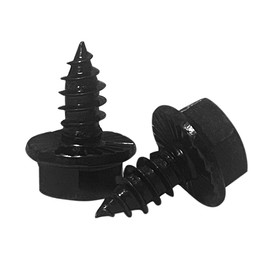 Liujiami M4 M5 M6 M8 Hexagonal Washer Head Self Tapping Screws Carbon Steel Wood Screw Hex Flange Cross Machine Screw for Car Plastic Metal Woodworking