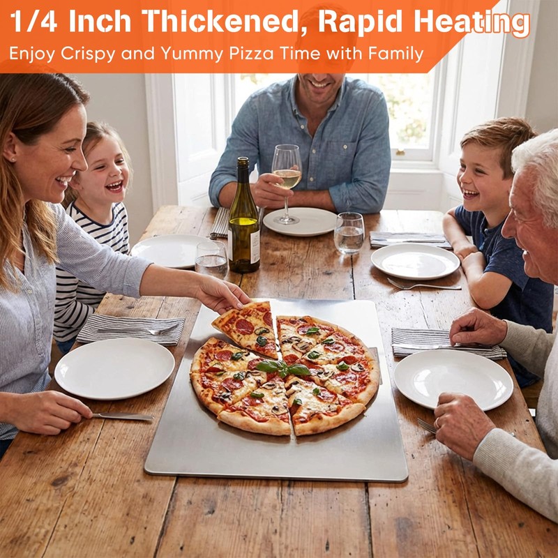 tonchean 22" x 16" Pizza Steel, 1/4" Thick