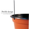 OFFSCH 5Pcs Plastic Hanging Basket Hooks Durable Planter Holders for