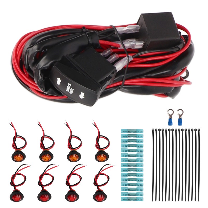 UTV Turn Signal Rocker Switch ATV Street Legal Lighting Kit