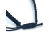 Evil Eye Macrame Black Cord Bracelet Bad Energy Protect Round