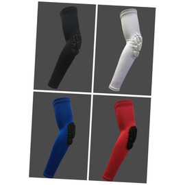 Gatuida 1pc Protective Sports Arm Sleeve for Elbow Support Breathable Sleeve for Cycling Running Basketball and Outdoor Activities Black