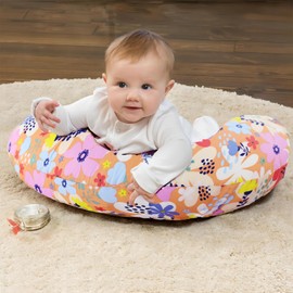 Nursing Pillow-Breastfeeding Pillows-Breast Feeding Pillow for Propping-Tummy Time-Sitting Support-Removable and Washable Pillow Cover-Help Mom for Eases Hand Pain (Flower 71)