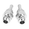 2pcs AN8‑3/8 Hose Barb Adapter Aluminum Fuel Pump Tank Fitting