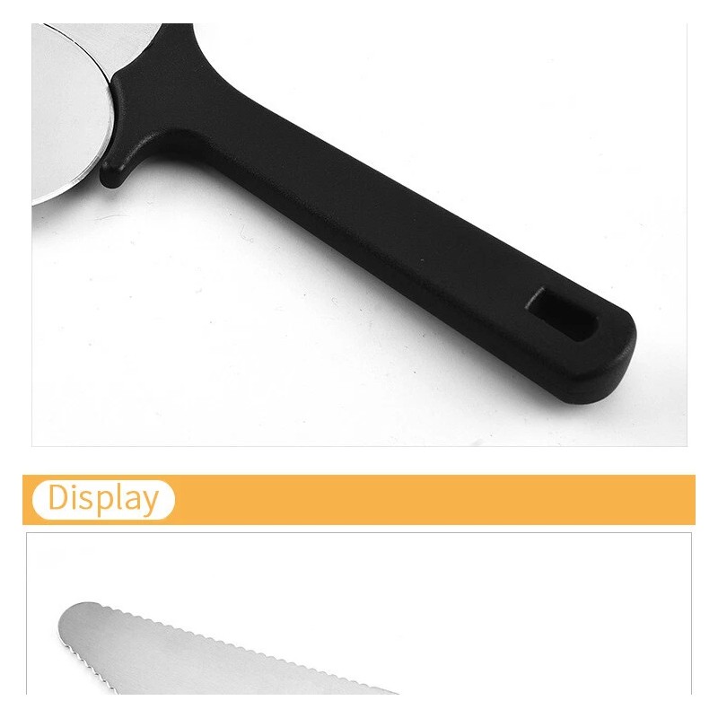 Pizza Cutter and Server Slicer Super Sharp Stainless Steel Wheel