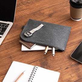 Nakabayashi CLL-FCB6GY Recycled Leather [Kurure] Flat Case B6 Gray