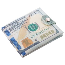 Adam Victor Minimalist Slim Wallet for Men- US Dollar Bill Wallet Credit Card Photo Holder Bifold- Zipper Design