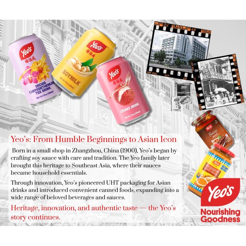 Yeo’s Soymilk Drink 10.1 fl oz (300ml) – Plant-Based Goodness