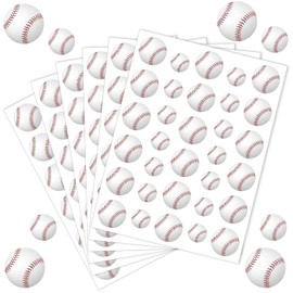 JULMELON 512Pcs Baseball Stickers for Kids, Water-Repellent Sports Stickers for Boys Girls Self-Adhesive Baseball Helmet Stickers for Water Bottles Scrapbooks Baseball Sports Theme Party Supplies