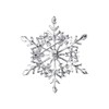 BriLove Winter Snowflake Brooch Pin for Women Austrian Crystal Elegant