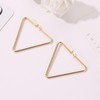 Triangle Earrings for Women Gold Geometric Earrings Minimalist Square Earrings