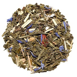 Capital Teas Green Gojiberry Superfruit Tea Blend, Fruity Green Tea, Sencha Loose Leaf Green Tea with Gojiberry, Lemongrass, and Pomegranate, 1 Lb Bag (16 Oz)