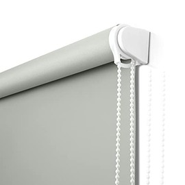 Roller Shades for Windows, Thermal Insulated Fabric Roller Window Blinds for Home, Hotel, Club, Restaurant, Office (60" W x 68" L,Light Grey)