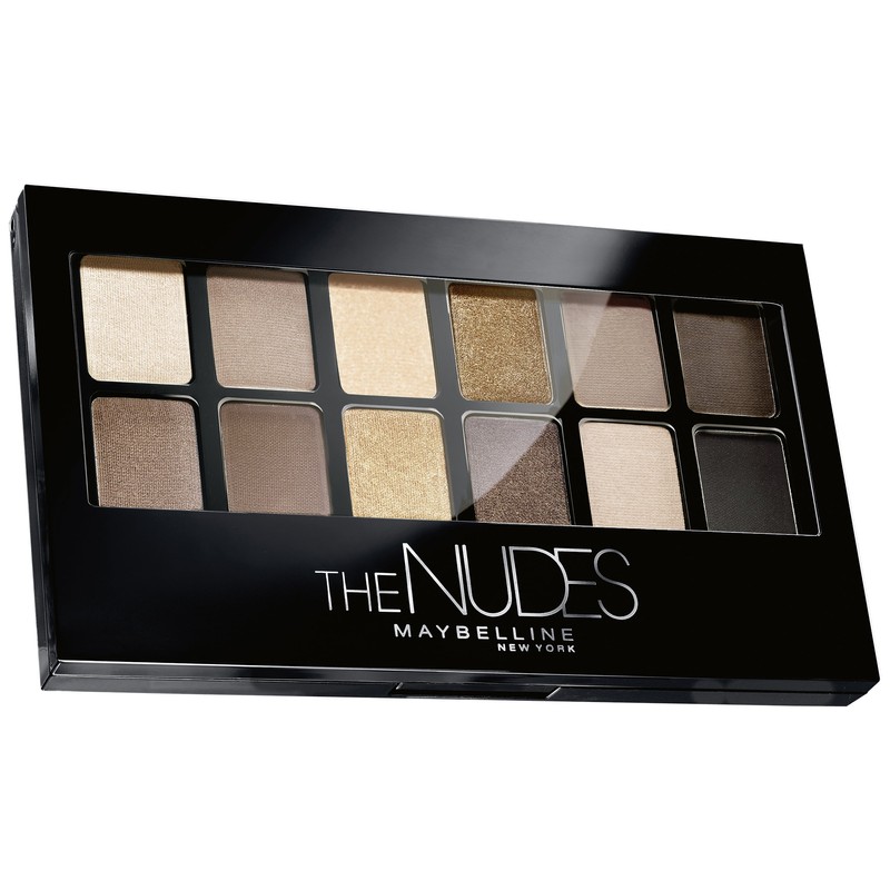 Maybelline New York The Nudes Eyeshadow Palette, 12 Colours in