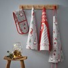 Catherine Lansfield Christmas Gnomes Cotton 50x75cm Kitchen Tea Towel Pack