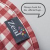 Zeal V124R Gingham Mini Mitt Pot Holder, Cotton, Red, 17.5