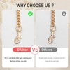 OAikor Iron Flat Antique Bag Chain Strap for Replacement Purse