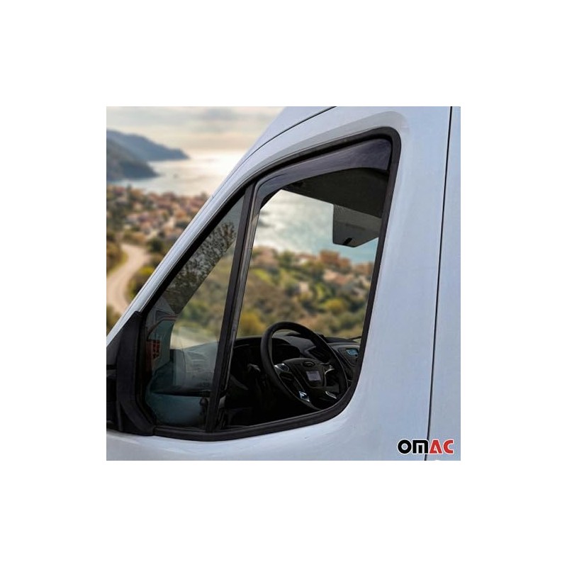 OMAC Wind and Rain Deflector Compatible with Ford Transit 2014-2025