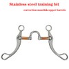 Daiilg Stainless Steel Snaffle Bit Horse Bits Western Snaffle Bits