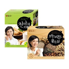 [조한스토어] 담터 호두 아몬드 율무차 15T + 천마차 12T 묶음 스틱 분말 [JoHan Store] Damteo Walnut Almond Yulmu Tea 15T + Cheonma Tea 12T Bundle Stick Powder