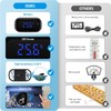 Hsthe Sea Fish Tank Thermometer with Touch Screen Function LED