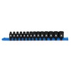MIXPOWER 1/4" Drive Shallow Magnetic Impact Socket Set with Storage