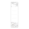 Elegant Folder Spine Labels for Sliding in Marble Design for