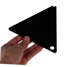 Operitacx 2 Stück Snowboard -Wachs -Schaber Wachsschaber für Skibretter Wachsschaber-Werkzeug Snowboard-Wachsschaber Snowboard-Wachsausrüstung Snowboard -Skiwachs Skiwachsset Acryl Schwarz