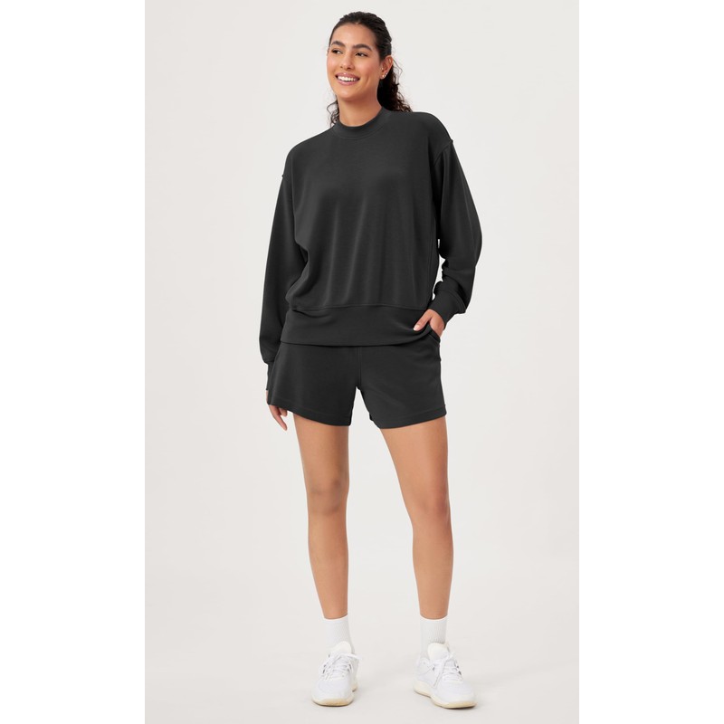 ODODOS Modal Soft Long Sleeve Oversized Sweatshirts for Women Crew