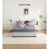 bienDo Bamboo Fitted Sheet, Small Double / 4ft, Grey, Vegan