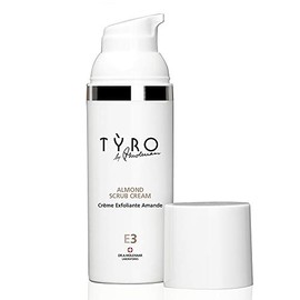 TYRO Almond Scrub Cream - Intensive Scrub Specially Designed For The Face - Sloughs Away Dead Skin Cells - Refines Pores - Perfect For Daily Skincare - 1.69 Oz