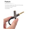 Headphone Adapter 4.4mm Male to 2.5mm Female Adapter for 2.5mm