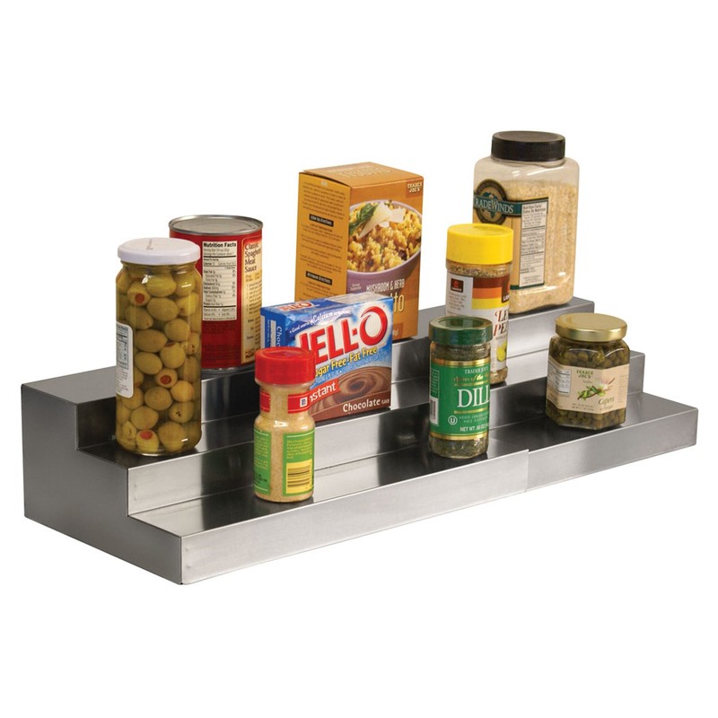 Dial Industries Adjustable 3 Tier Expandable Kitchen Pantry, Cabinet Shelf