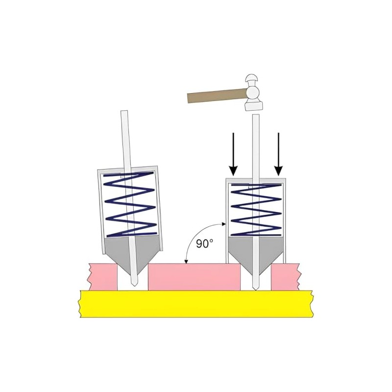A.D. International Universal Transfer Punch & Aligner (Big (3/8" to