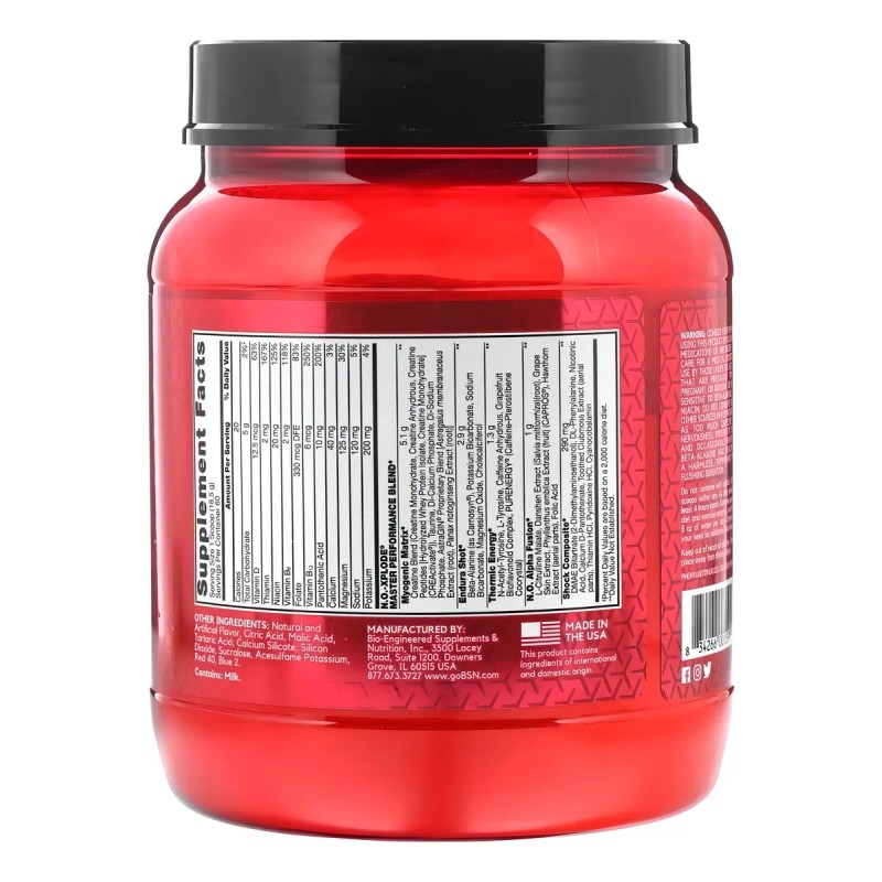 Pre Entreno Bsn No Xplode 3.0 60 Servicios Los Sabores