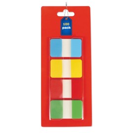 1InTheOffice Page Markers, Page Markers Tabs, Tabs for Notebooks, Sticky Tabs for Notebooks, 100/Pack