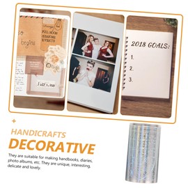 KONTONTY Scrapbooking Tape DIY Planner Sticker Adorable Pattern Design for Journal Accessories