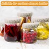 Sourdough Bread Starter Jar Cloth Covers, 4 Pieces Cotton Cloth